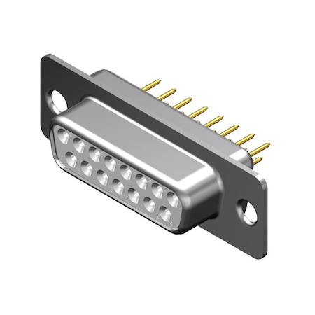 Molex D-Sub Standard Connectors Fct Dsub Str Pc Rcpt 15 Pn 1727040064